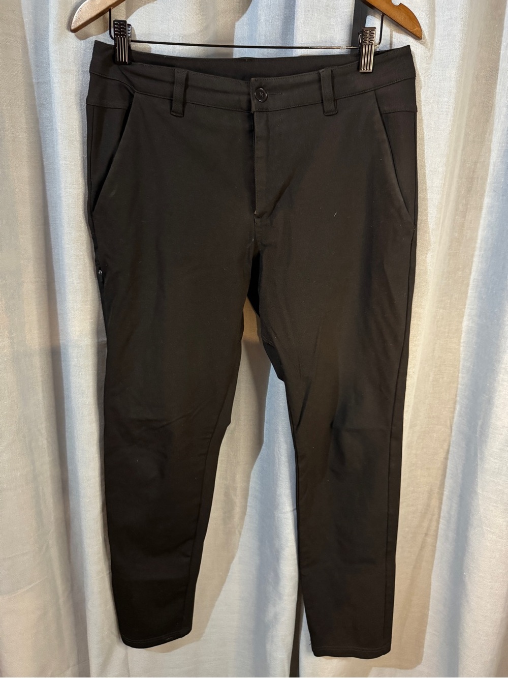 BYLT Basics Black Everyday Pant 2.0 Slim Fit Chinos